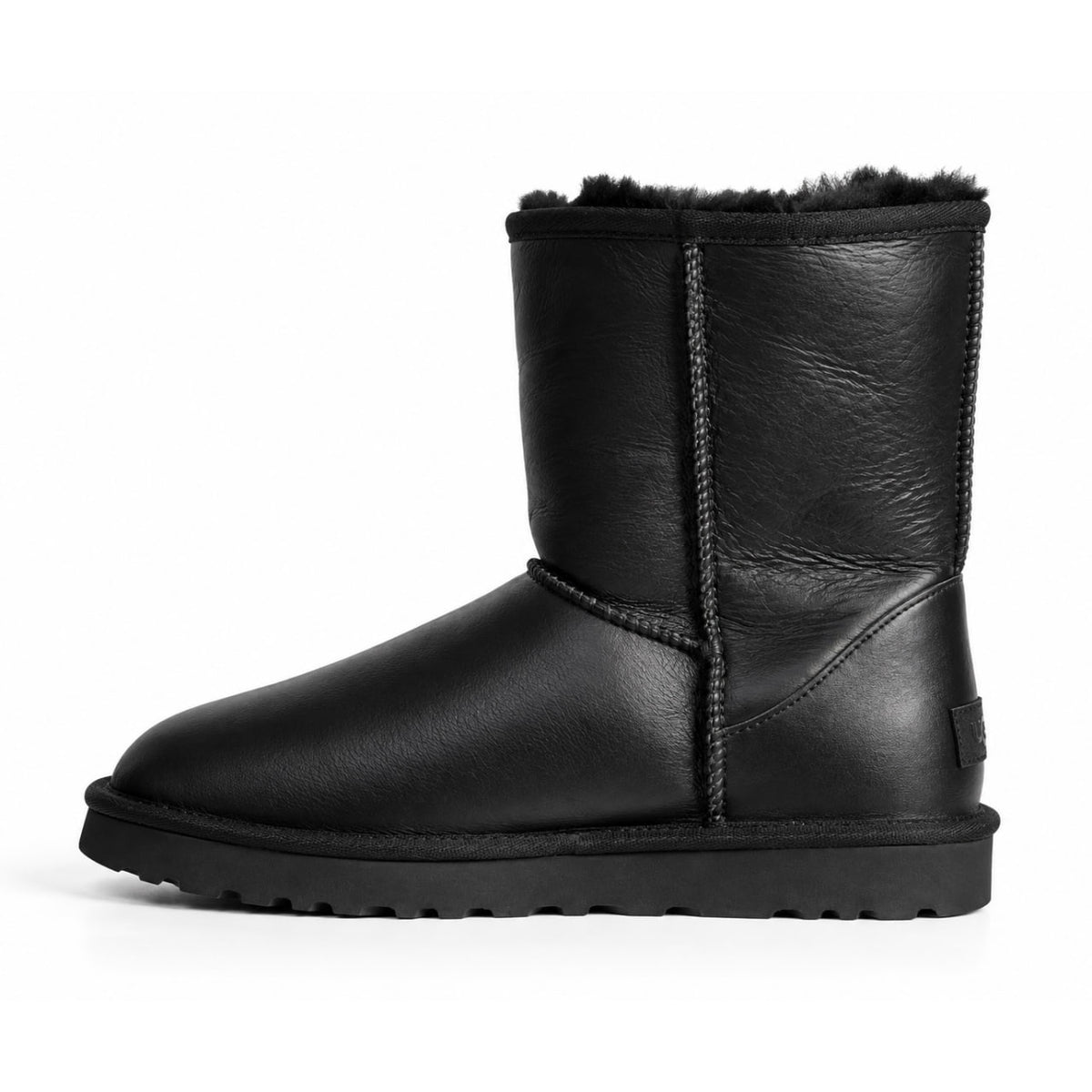 UGG Classic Short Leather Black