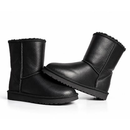 UGG Classic Short Leather Black