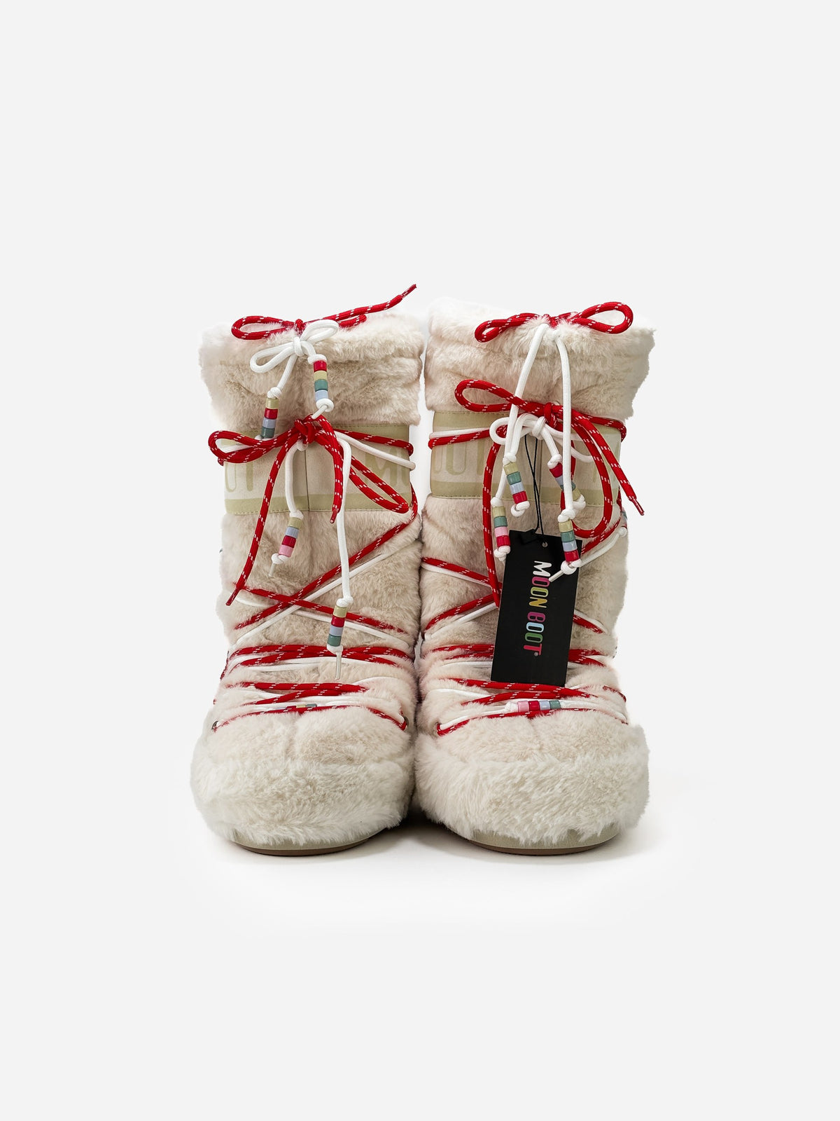 Moon Boot Icon Faux Fur Bead