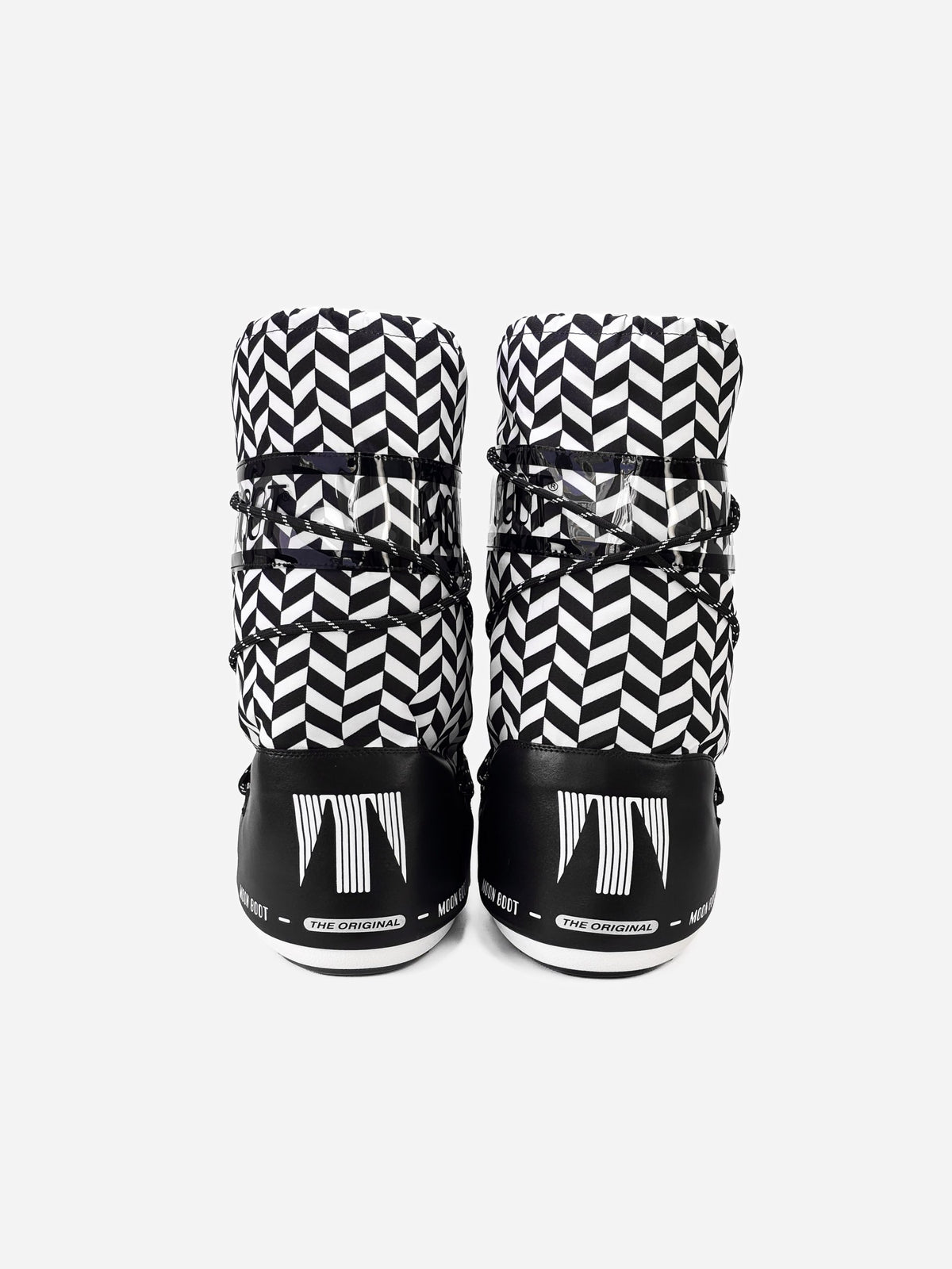 Moon Boot Icon Optical Black White