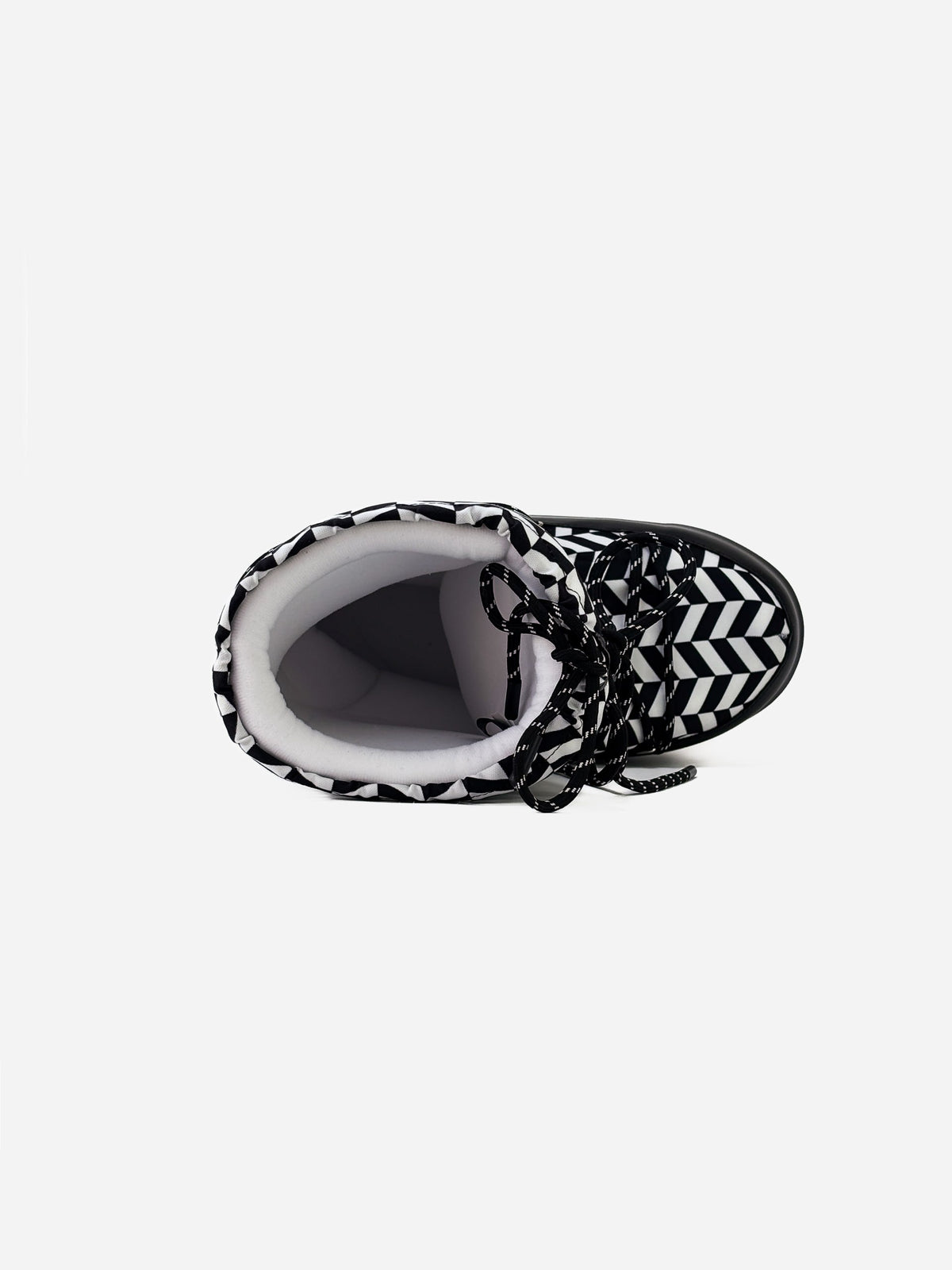 Moon Boot Icon Optical Black White